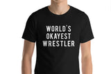 Wrestling t shirt, World's Okayest Wrestler T Shirt - 10