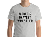 Wrestling t shirt, World's Okayest Wrestler T Shirt - 10