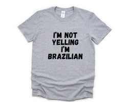 Yelling T-Shirt, Brazilian Gift, Brazil Shirt Mens Womens Gifts - 4835