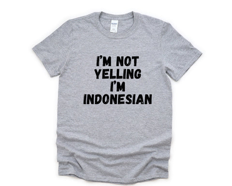 Yelling T-Shirt, Indonesian Gift, Indonesian Shirt Mens Womens Gifts - 4852