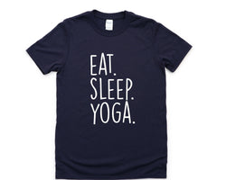 Yoga T-Shirt, Eat Sleep Yoga Shirt Mens Womens Gift - 616