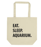 Aquarium Bag, Eat Sleep Aquarium Tote Bag Long Handle Bags - 1183-WaryaTshirts