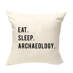 Archaeology Cushion Cover, Eat Sleep Archaeology Pillow Cover - 797