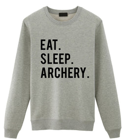 Archery Sweater, Eat Sleep Archery Sweatshirt Mens Womens Gift - 607-WaryaTshirts