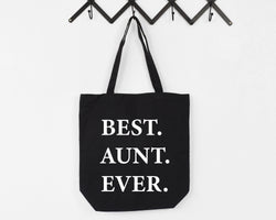 Aunt Bag, Best Aunt Ever Tote Bag Gift for aunt | Long Handle Bag - 1943-WaryaTshirts