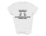 Aussiedoodle shirt, Aussiedoodle Gift, Awesome Aussiedoodle Mom t shirt Womens - 3365