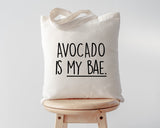 Avocado Bag, Avocado is my Bae Tote Bag | Long Handle Bags - 1235-WaryaTshirts