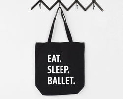 Ballet Bag, Eat Sleep Ballet Tote Bag | Long Handle Bags - 1236-WaryaTshirts