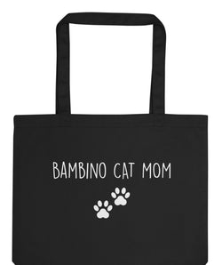 Bambino Cat Mom Tote Bag | Long Handle Bags - 2800-WaryaTshirts