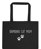 Bambino Cat Mom Tote Bag | Long Handle Bags - 2800-WaryaTshirts