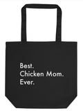 Best Chicken Mom Ever Tote Bag | Long Handle Bag - 3029