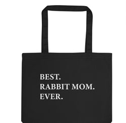 Best Rabbit Mom Ever Tote Bag | Long Handle Bags - 1960