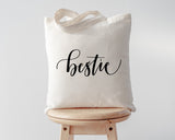 Bestie Bag, Bestie Tote Bag - Long Handle - 4359-WaryaTshirts