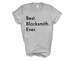 Blacksmith T-Shirt, Best Blacksmith Ever Shirt Gift Mens Womens - 3980
