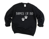 Burmese Cat Sweater, Burmese Cat Dad Sweatshirt Gift - 3280-WaryaTshirts