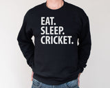Cricket Sweater, Eat Sleep Cricket Sweatshirt Gift for Men & Women - 1919-WaryaTshirts