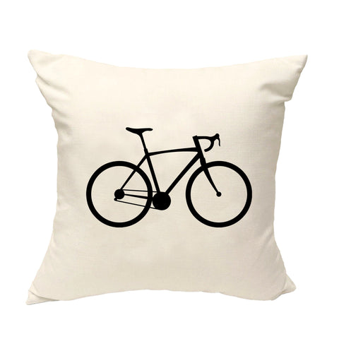 Cyclist Cushion Cover, Bicycle Pillow Cover - 2058-WaryaTshirts