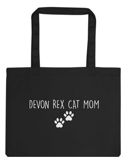 Devon Rex Cat Mom Tote Bag | Long Handle Bags - 2388
