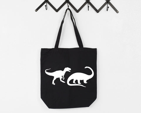 Dinosaur Bag, Dinosaur Tote Bag Long Handle Bags - 1742-WaryaTshirts