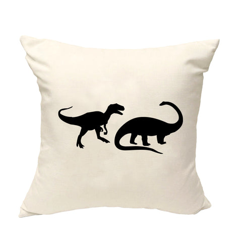 Dinosaur Lover Gift Cushion Cover, Dinosaur Pillow Cover - 1742-WaryaTshirts
