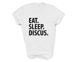 Discus T-Shirt, Eat Sleep Discus Shirt Mens Womens Gifts - 3600-WaryaTshirts