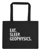 Eat Sleep Geophysics Tote Bag | Long Handle Bags - 2250-WaryaTshirts