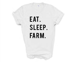 Farmer shirt, Farming t-shirt, Gifts For Farmers, Eat Sleep Farm shirt Mens Womens - 617-WaryaTshirts