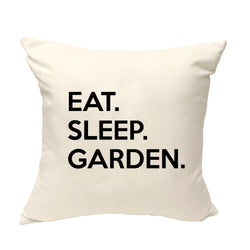 Gardening Cushion, Eat Sleep Garden Pillow Cover - 674