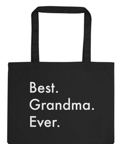 Grandma Gift Bag, Best Grandma Ever Tote Bag | Long Handle Bags - 2945