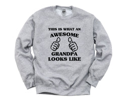Grandpa Sweater, Grandpa Birthday Gift, Awesome Grandpa Sweatshirt - 1462-WaryaTshirts