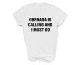 Grenada T-shirt, Grenada is calling and i must go shirt Mens Womens Gift - 4253-WaryaTshirts