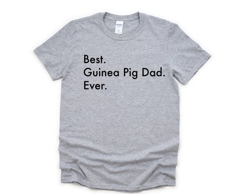 Guinea Pig Shirt, Best Guinea Pig Dad Ever TShirt Gift Mens - 3016-WaryaTshirts