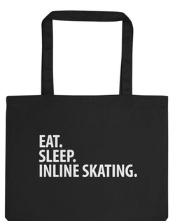 Inline Skater gift, Eat Sleep Inline Skating Tote Bag | Long Handle Bags - 2274-WaryaTshirts