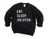 Jiu Jitsu Sweater, Eat Sleep Jiu Jitsu Sweatshirt Mens Womens Gift - 764-WaryaTshirts