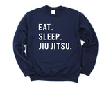Jiu Jitsu Sweater, Eat Sleep Jiu Jitsu Sweatshirt Mens Womens Gift - 764-WaryaTshirts
