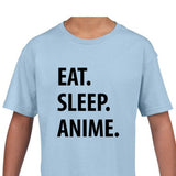 Kids Anime Shirt, Eat Sleep Anime Shirt Gift Youth T-Shirt - 1281-WaryaTshirts