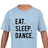 Kids Dance T-Shirt, Eat Sleep Dance Shirt, Dance Lover Gift Youth Shirt - 600-WaryaTshirts