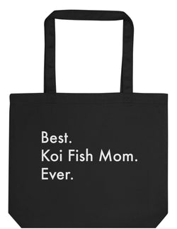 Koi Fish Bag, Best Koi Fish Mom Ever Tote Bag | Long Handle Bags - 3316