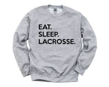 Lacrosse Sweater, Eat Sleep Lacrosse Sweatshirt Mens Womens Gifts - 643-WaryaTshirts