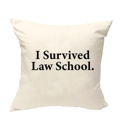 Law School Graduation Gift, I Survived Law School Pillow Cover - 1933