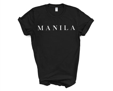 Manila T-shirt, Manila Shirt Mens Womens Gift - 4226-WaryaTshirts