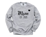 Mom Sweater New Mom Sweatshirt Gift Mom Sweatshirt Mom to be, Personalised Mom Gift - 2937-WaryaTshirts