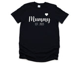 Mummy tshirt New Mum Gift Mummy Shirt Mummy to be Personalised Mummy Gift Tee - 4537-WaryaTshirts