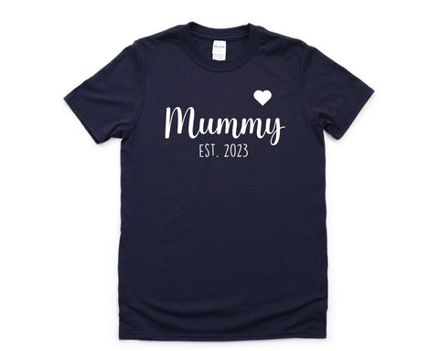 Mummy tshirt New Mum Gift Mummy Shirt Mummy to be Personalised Mummy Gift Tee - 4537-WaryaTshirts
