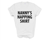 Nanny T-Shirt, Nanny's Napping Shirt Gift - 4149-WaryaTshirts