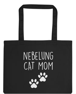 Nebelung Cat Mom Tote Bag | Long Handle Bags - 2817-WaryaTshirts