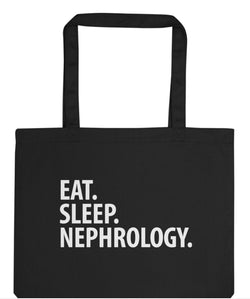 Nephrologist gift, Eat Sleep Nephrology Tote Bag | Long Handle Bags - 2252-WaryaTshirts