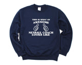Netball Coach Sweater, Netball Coach Gift, Awesome Netball Coach Sweatshirt Mens & Womens Gift - 1459
