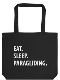 Paragliding Bag, Eat Sleep Paragliding Tote Bag | Long Handle Bags - 1216-WaryaTshirts