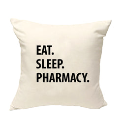 Pharmacy Student Gift Cushion Cover, Eat Sleep Pharmacy Pillow Cover - 1056